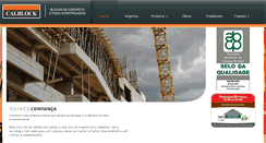 Desktop Screenshot of calblock.com.br
