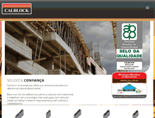 Tablet Screenshot of calblock.com.br